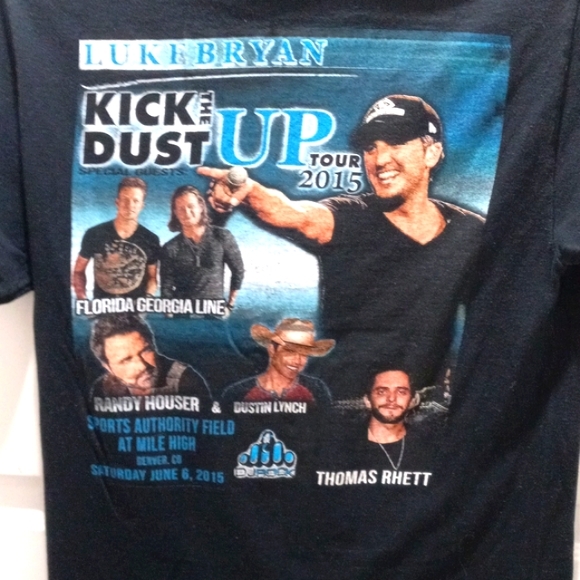 Luke Bryan "Kick The Dust Up Tour 2015 Size Small - Picture 4 of 4